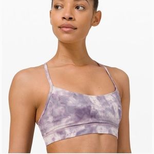 LULULEMON DIAMOND DYE FLOW Y BRA SIZE 8 (worn twice))